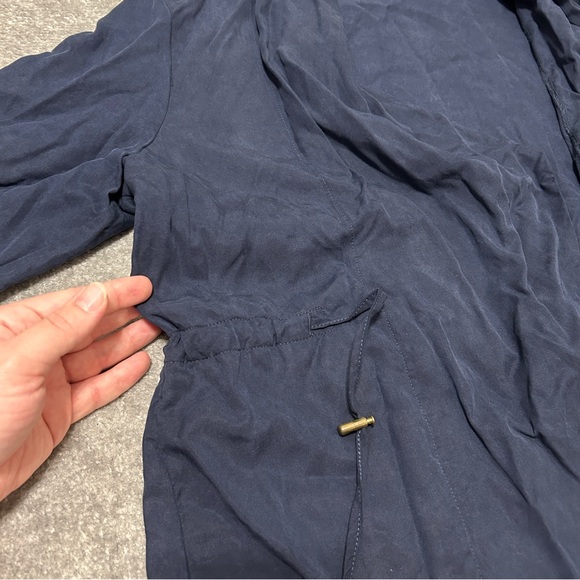 Drape Open Front Twill Jacket - Picture 9 of 12